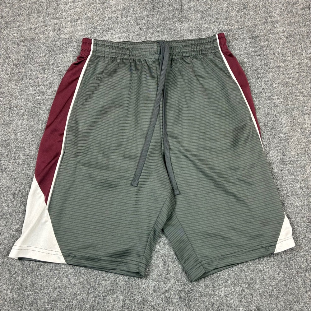 Colosseum Mississippi State Bulldogs Men Gray Maroon Athletic Shorts Size Medium